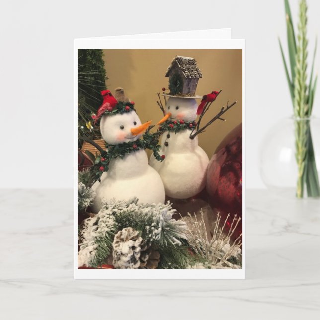 CARTES POUR FÊTES ANNUELLES ***SAISON D'ÊTRE JOLLY*** ET PENSEZ À VOUS (Devant)