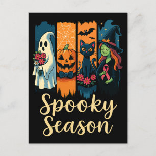 Cartes Pour Fêtes Annuelles Saison éffrayante avec sensibilisation à l'Hallowe
