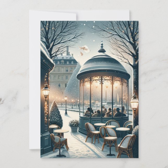 Cartes Pour Fêtes Annuelles Saison festive de Londres - Noël millésimé (Devant)