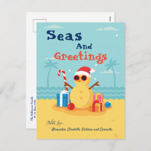 Cartes Pour Fêtes Annuelles Saison Fun Santa Claus Bonne Année