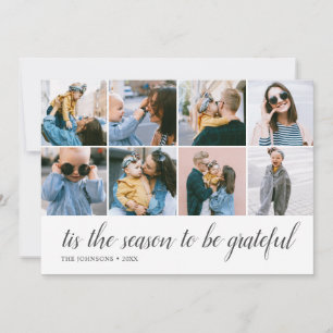 Cartes Pour Fêtes Annuelles Saison Grateful Calligraphie