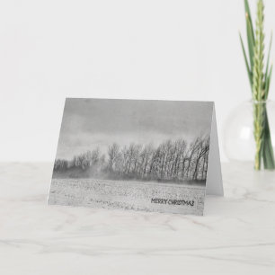 Cartes Pour Fêtes Annuelles Saison hiver Snow Snowy Cold Landcape