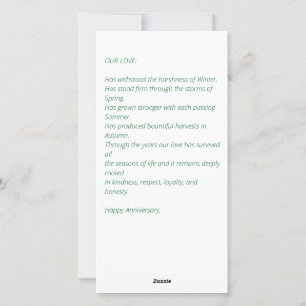 Cartes Pour Fêtes Annuelles Saisons D'Amour