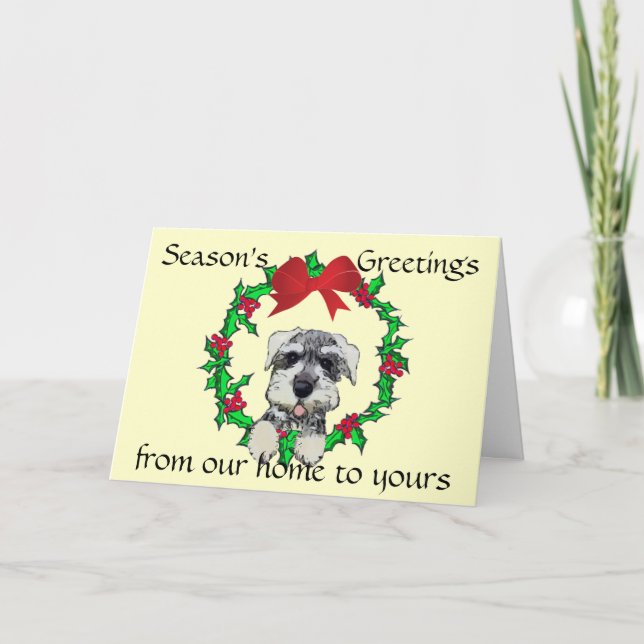 Cartes Pour Fêtes Annuelles Saisons saluant (Devant)