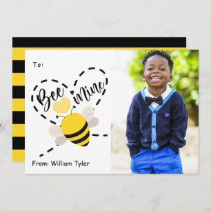 Cartes Pour Fêtes Annuelles Salle de classe de la mine d'abeilles mignonne Pho