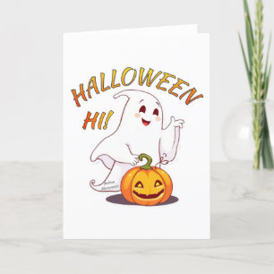 Cartes Pour Fêtes Annuelles Salut ! Halloween