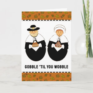 Cartes Pour Fêtes Annuelles Salutation d'action de grâces