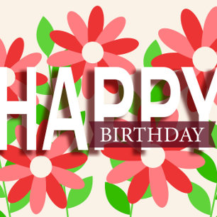 Cartes Pour Fêtes Annuelles Salutation d'anniversaire