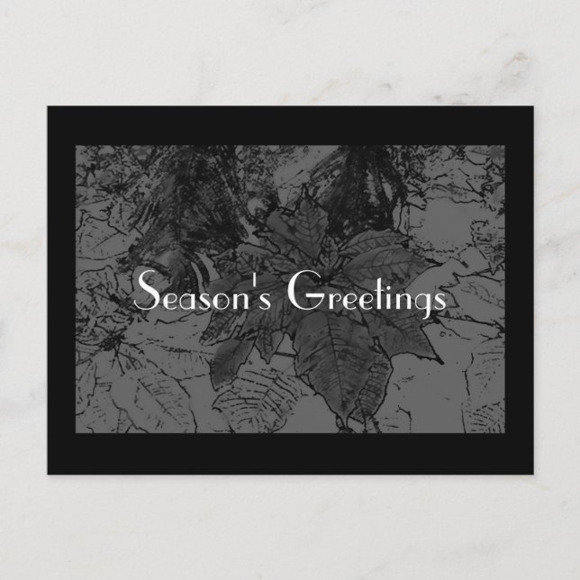 Cartes Pour Fêtes Annuelles Salutation de la saison moderne (Devant)