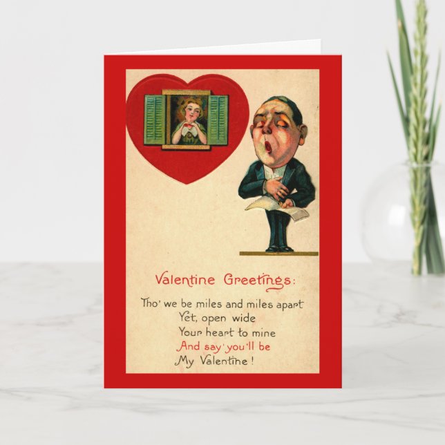 Cartes Pour Fêtes Annuelles Salutation de Miles Apart Valentine (Devant)