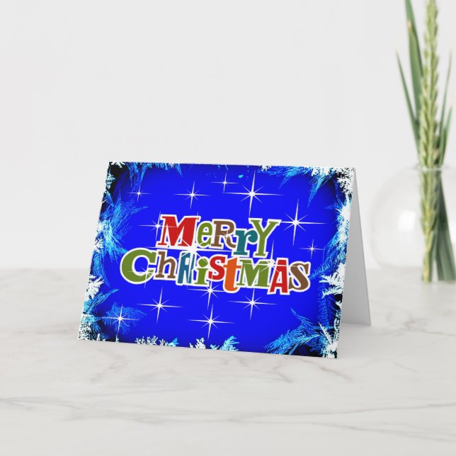 Cartes Pour Fêtes Annuelles Salutation de Noël (Devant)