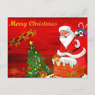 Cartes Pour Fêtes Annuelles Salutation de Noël
