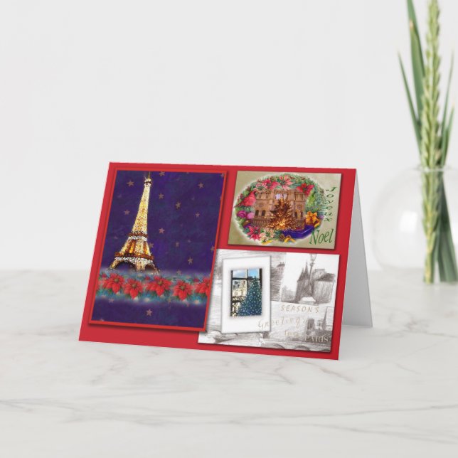 CARTES POUR FÊTES ANNUELLES SALUTATION DE NOEL NOTRE DAME DE JOYEUX (Devant)