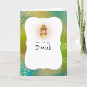 Cartes Pour Fêtes Annuelles Salutation de photos de la famille Diwali