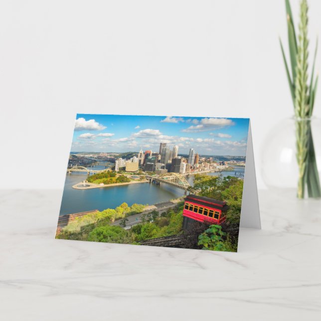 Cartes Pour Fêtes Annuelles Salutation De Pittsburgh PA (Devant)