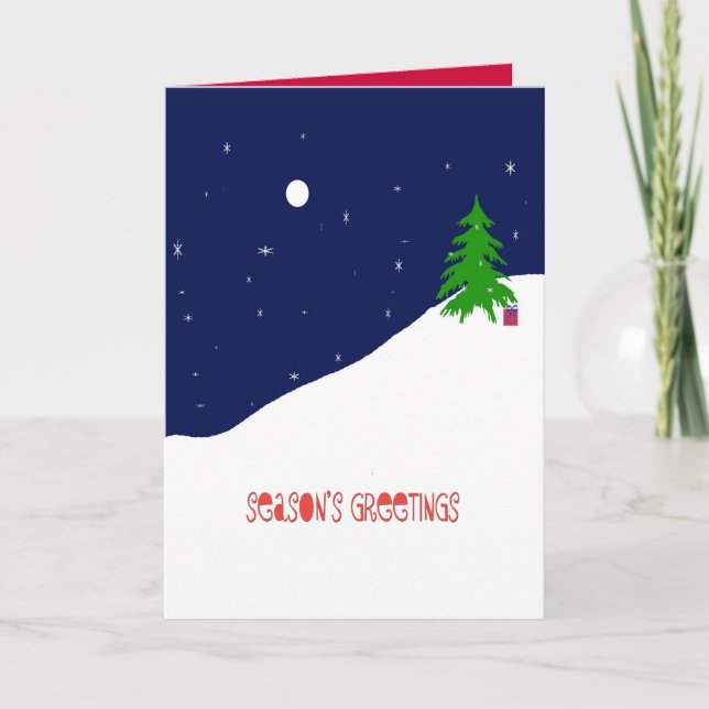 Cartes Pour Fêtes Annuelles Salutation de saison (Devant)