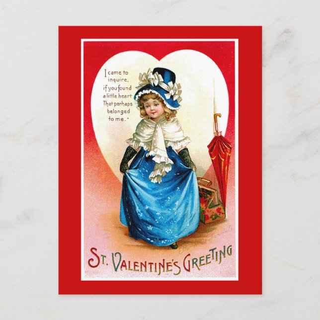 Cartes Pour Fêtes Annuelles Salutation de St Valentine (Devant)