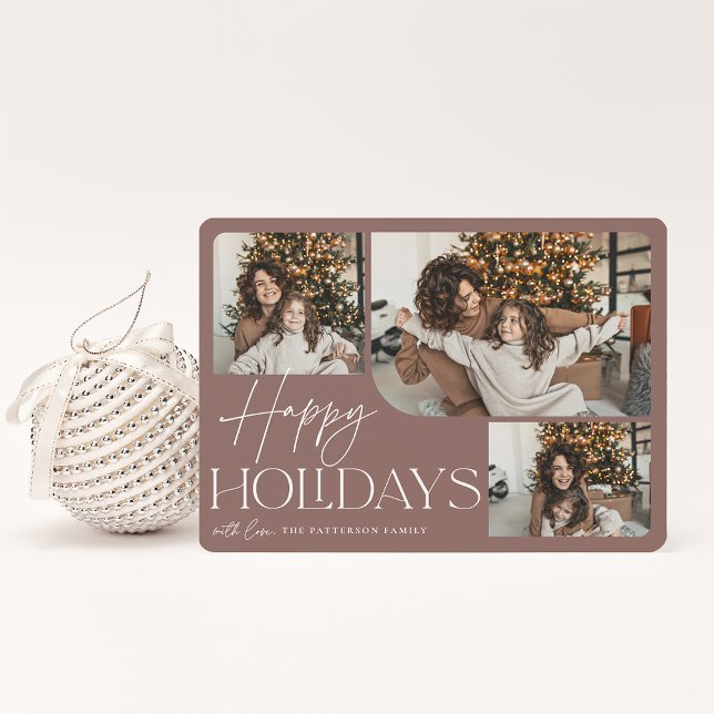 Cartes Pour Fêtes Annuelles Salutation festive | Joyeuses fêtes 3 Photo (Créateur téléchargé)