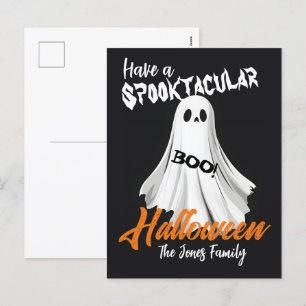 Cartes Pour Fêtes Annuelles Salutation Ghomajorité Spooktaculaire