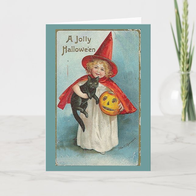 Cartes Pour Fêtes Annuelles Salutation Samhain (Devant)