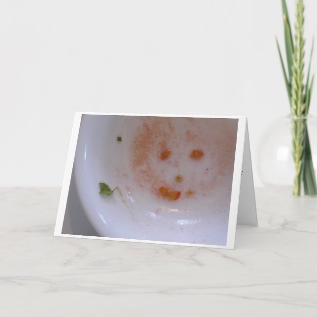 Cartes Pour Fêtes Annuelles Salutation SeedFace (Devant)