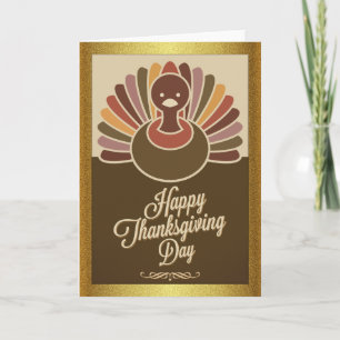 Cartes Pour Fêtes Annuelles Salutation turque de Thanksgiving
