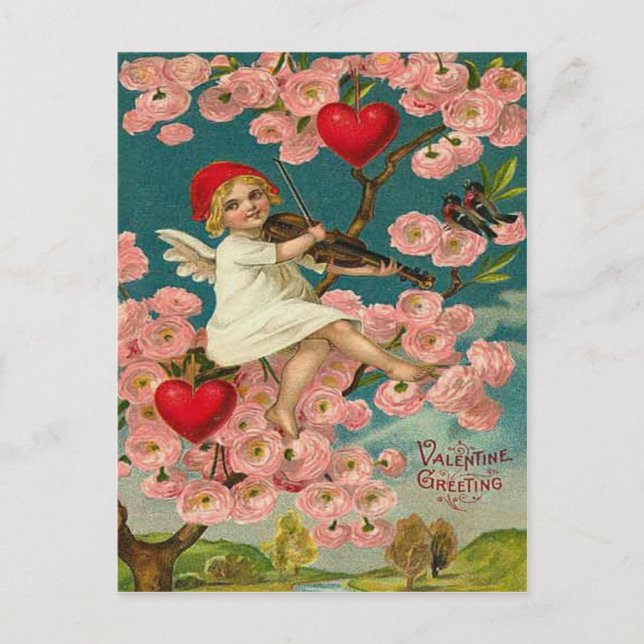 Cartes Pour Fêtes Annuelles Salutation Valentine (Devant)