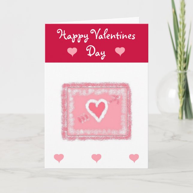 Cartes Pour Fêtes Annuelles Salutation Valentines (Devant)