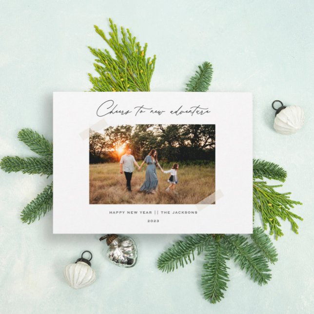 Cartes Pour Fêtes Annuelles Salutations au Nouvel An moderne (Créateur téléchargé)