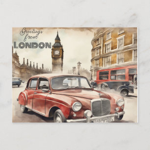 Cartes Pour Fêtes Annuelles Salutations de Londres