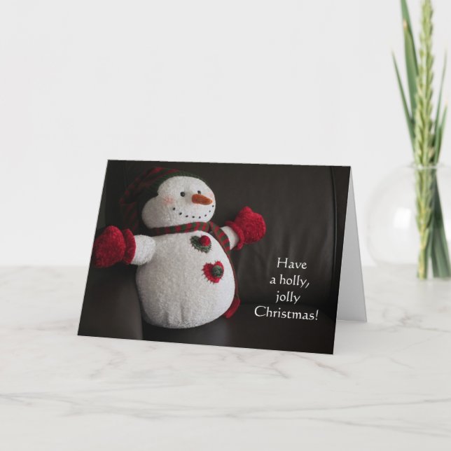 Cartes Pour Fêtes Annuelles Salutations de Noël (Devant)