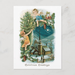 Cartes Pour Fêtes Annuelles Salutations de Noël