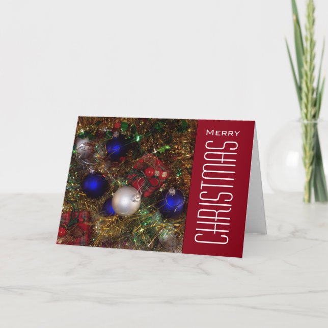Cartes Pour Fêtes Annuelles Salutations de Noël (Devant)