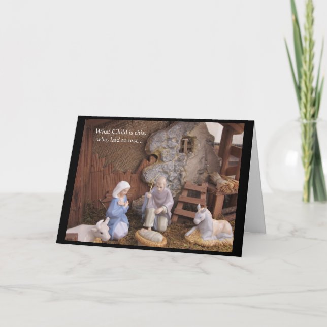 Cartes Pour Fêtes Annuelles Salutations de Noël (Devant)