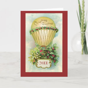 Cartes Pour Fêtes Annuelles Salutations de Noël avec la date personnalisable
