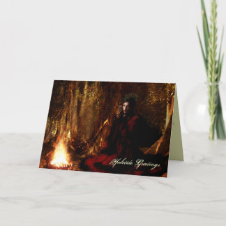 Cartes Pour Fêtes Annuelles Salutations de Noël de déesse
