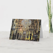 Salutations de Noël Intérieur d'une église orthodo