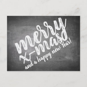 Cartes Pour Fêtes Annuelles Salutations de Noël sur le tableau de la Marche