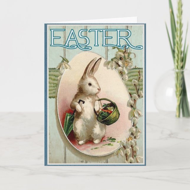 Cartes Pour Fêtes Annuelles Salutations de Pâques (Devant)