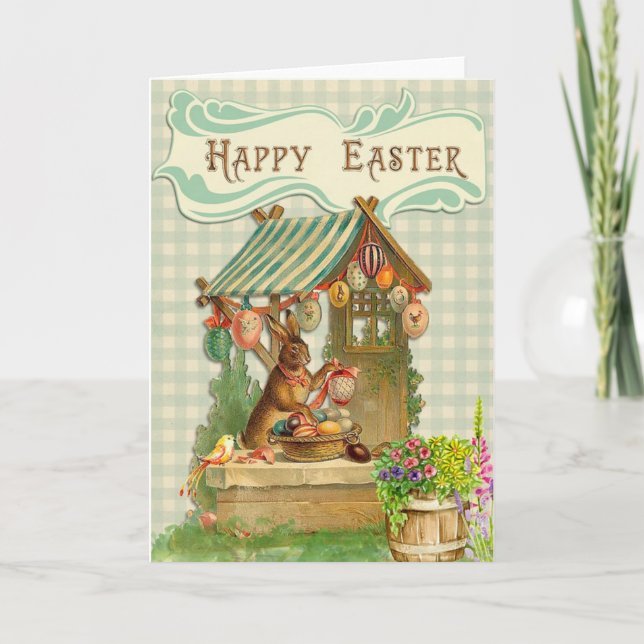 Cartes Pour Fêtes Annuelles Salutations de Pâques (Devant)