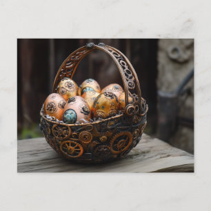 Cartes Pour Fêtes Annuelles Salutations de Pâques Steampunk