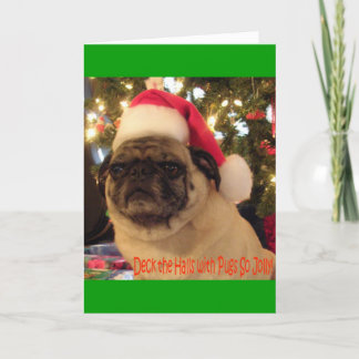 Cartes Pour Fêtes Annuelles Salutations de Puggy : Noël