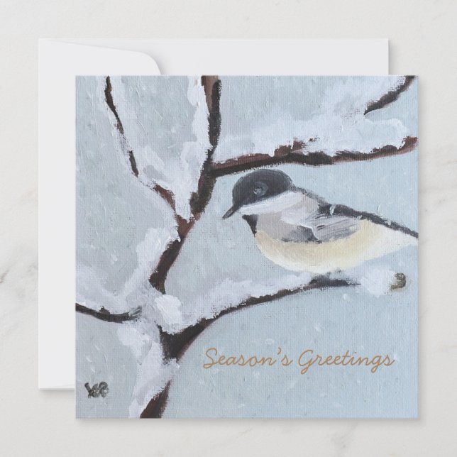 Cartes Pour Fêtes Annuelles Salutations de saison (Devant)