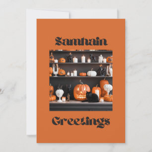 Cartes Pour Fêtes Annuelles Salutations de Samhain 