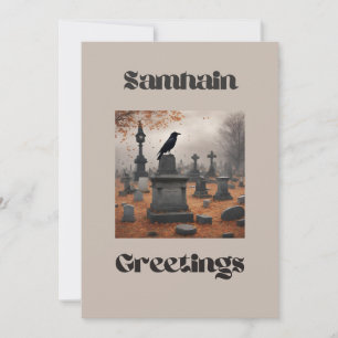 Cartes Pour Fêtes Annuelles Salutations de Samhain