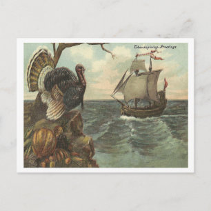 Cartes Pour Fêtes Annuelles Salutations de Thanksgiving