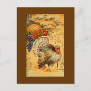 Cartes Pour Fêtes Annuelles Salutations de Thanksgiving