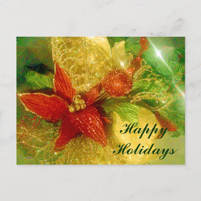 Cartes Pour Fêtes Annuelles Salutations de vacances_ (Devant)