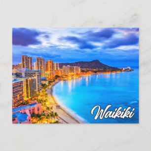 Cartes Pour Fêtes Annuelles Salutations De Waikiki, Hawaii, États-Unis