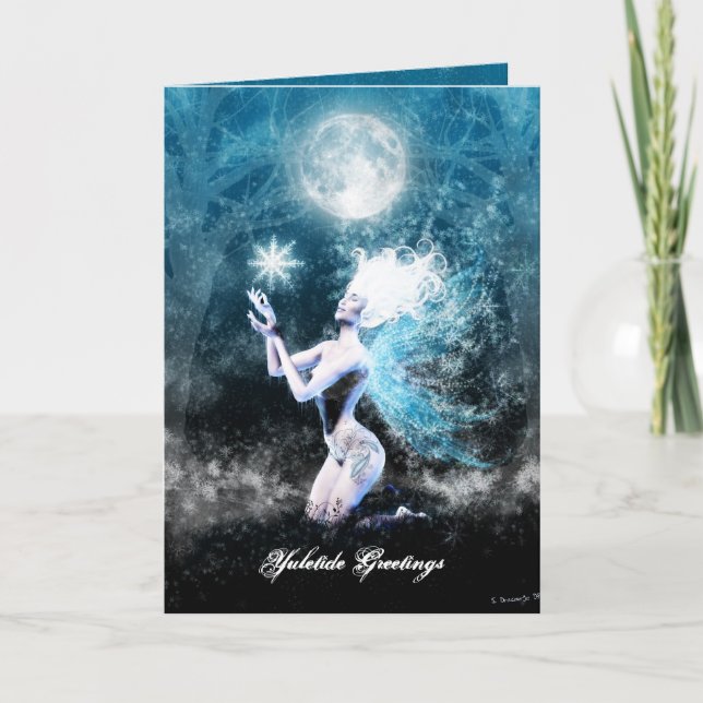 Cartes Pour Fêtes Annuelles Salutations de Yuletide (Devant)